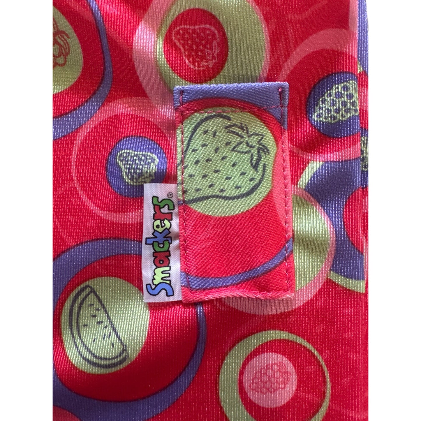 Vintage Bonne Bell Lip Smacker Red Fruit Stretch Book Cover 8" x 7"+ & Pocket
