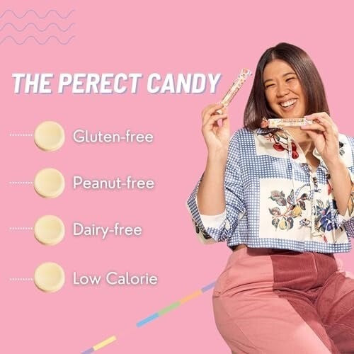 2.3 Oz Bag Smarties Original Candy Pouches Pack Of 25 Gluten/Peanut/Dairy-Free