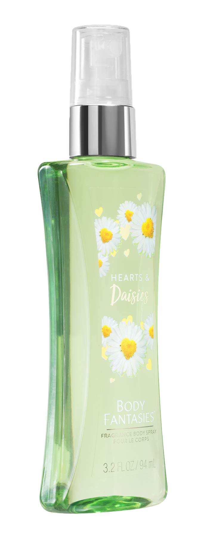 Hearts and Daisies Body Fantasies Body Spray Travel Size 3.2 fl oz