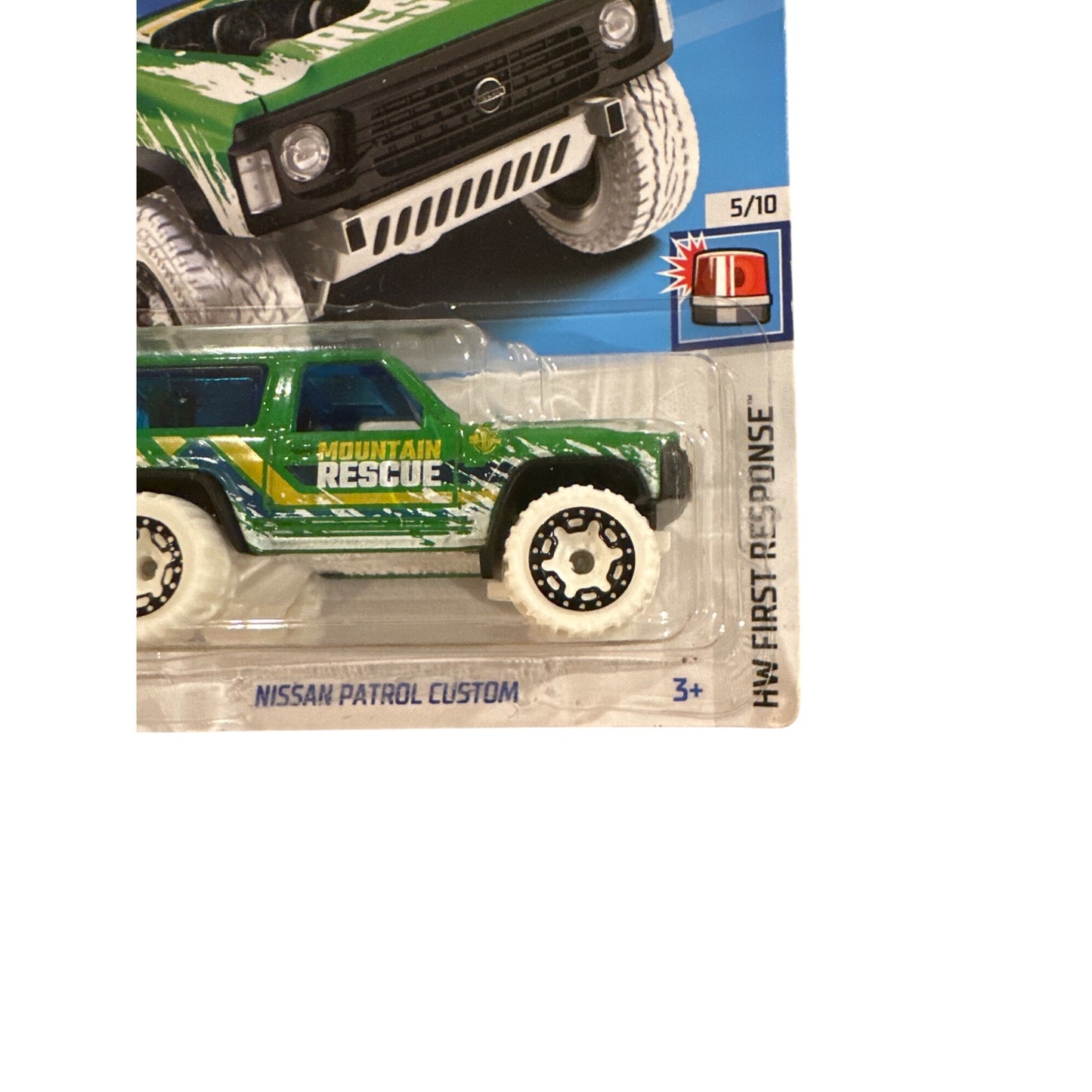 34/250 Hot Wheels Die-Cast Car Green Nissan Patrol Custom 5/10 HW First Response