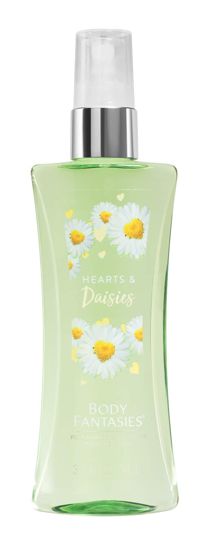 Hearts and Daisies Body Fantasies Body Spray Travel Size 3.2 fl oz