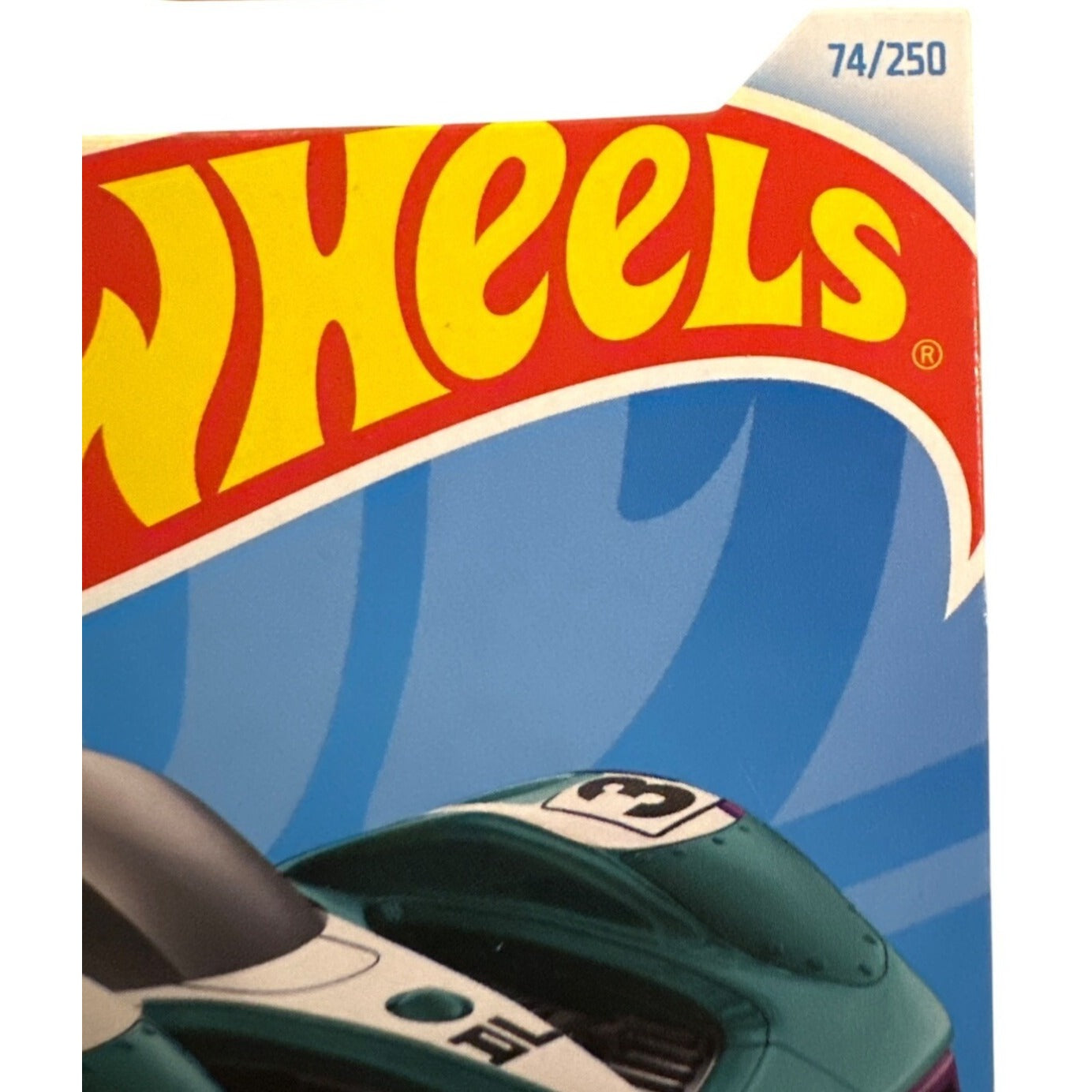 74/250 Hot Wheels Die-Cast Car Group C Fantasy 1/10 HW Race Day Teal White