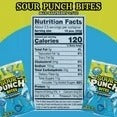 2 x 3.7 oz Sour Punch Bites Blue Raspberry Sweet & Sour Chewy Treats For Snacking & Sharing