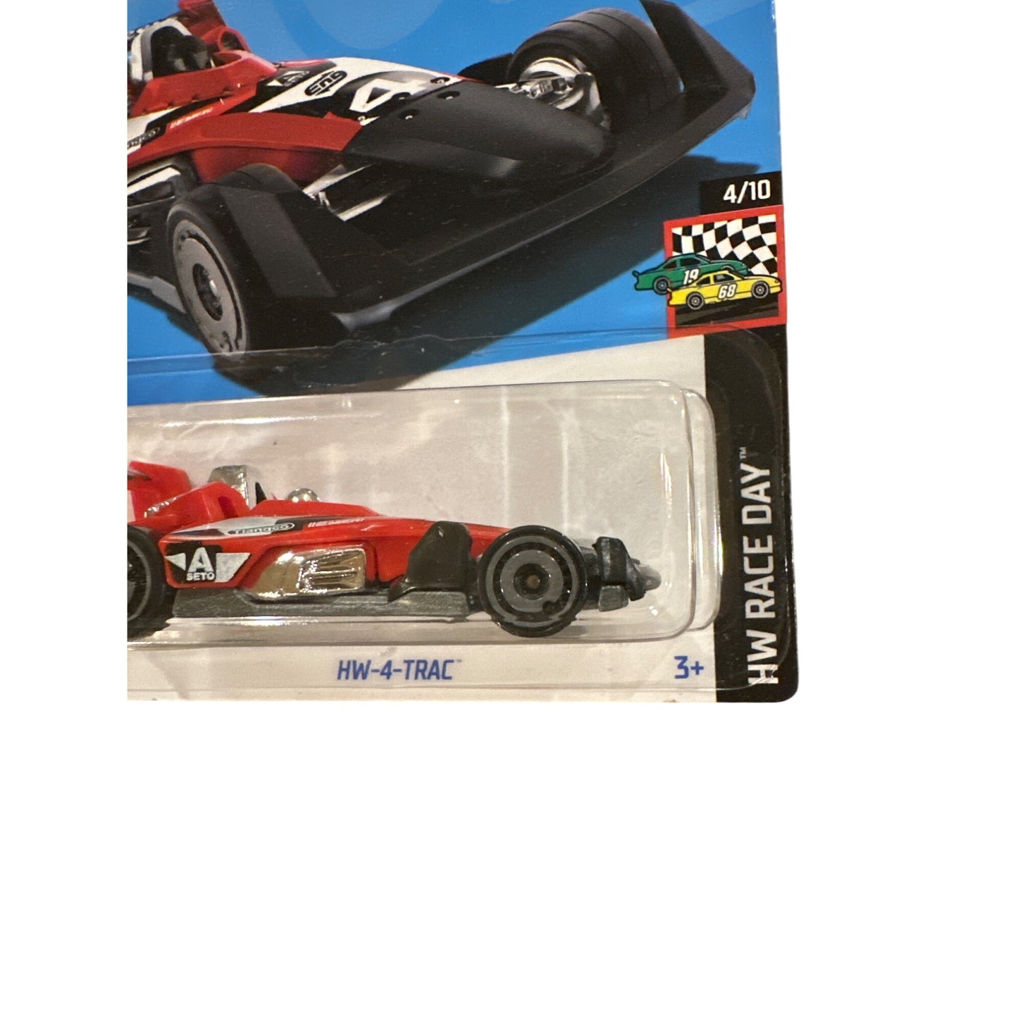 101/250 Hot Wheels Die-Cast Car HW-4-Trac 4/10 HW Race Day Red Black White