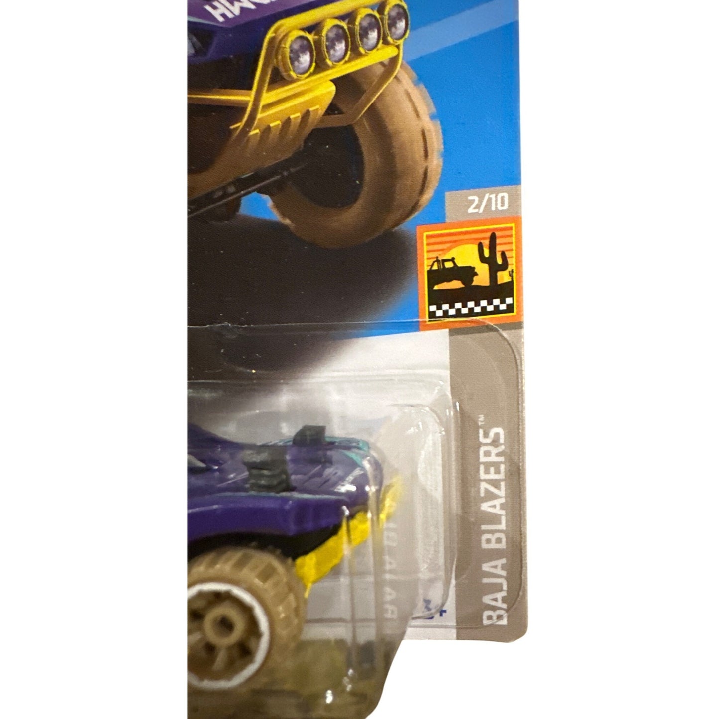 182/250 Hot Wheels Die-Cast Car Dune Crusher 2/10 Baja Blazers Purple Yellow