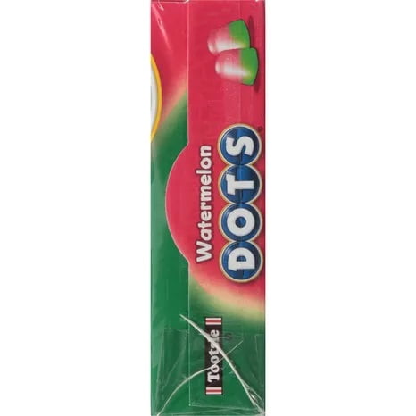 1 x 6.5 oz Theatre Box Tootsie Dots Watermelon Flavored Gummy Candy Gumdrop Pieces Exp. 10/25
