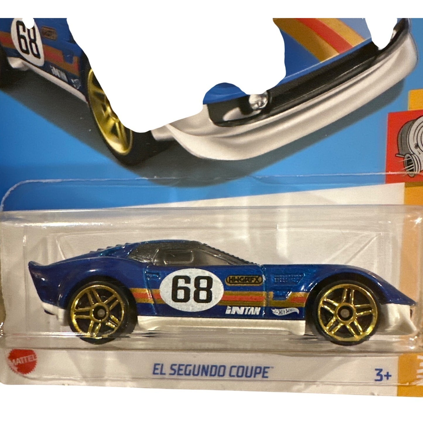 51/250 Hot Wheels Die-Cast Car Blue El Segundo Coupe 1/5 HW Turbo #68