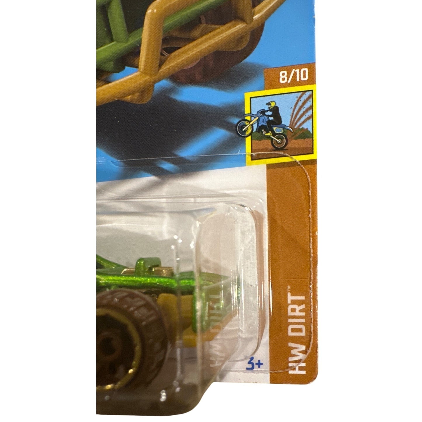 233/250 Hot Wheels Die-Cast Car Green HW Roll Cage 8/10 HW Dirt