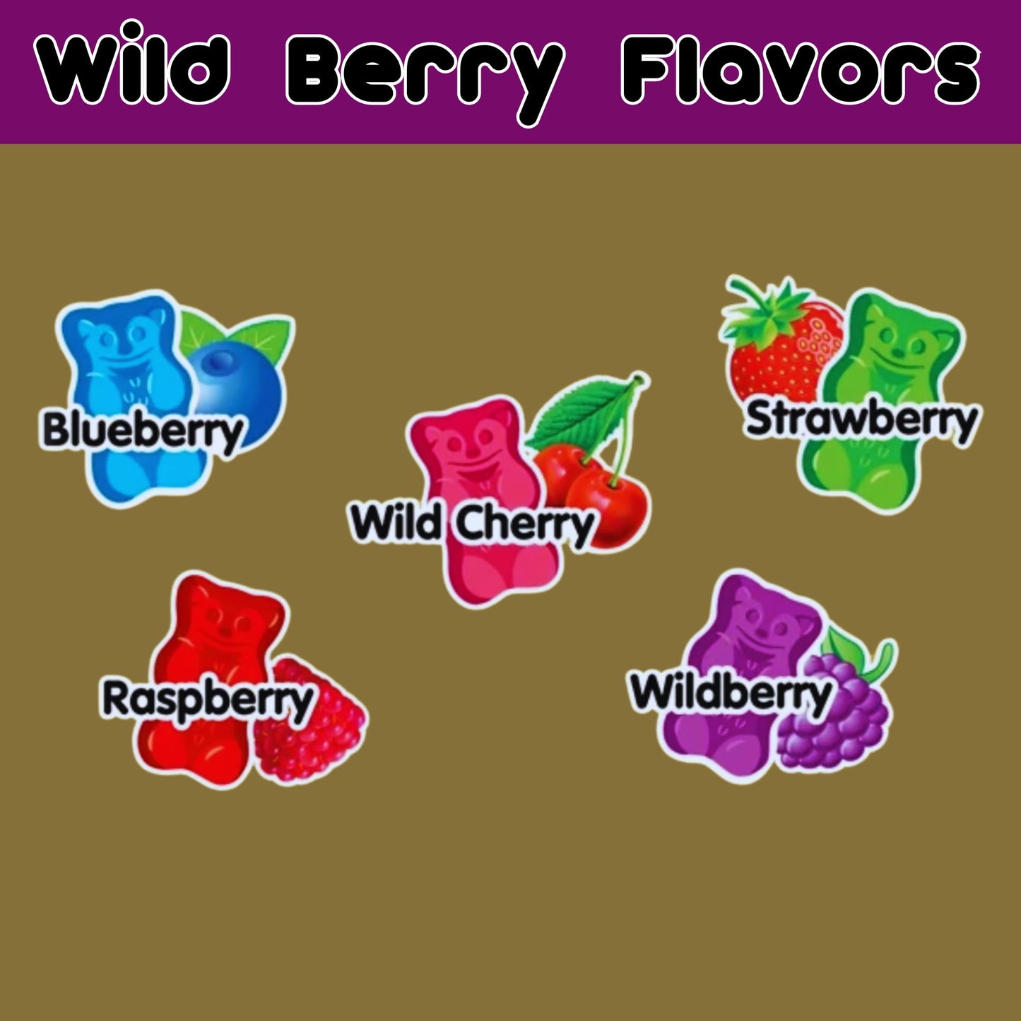 2 x 4 oz Haribo Goldbears Wild Berry Gummy Candy, Berries Gummi Treat for Snacks Candy Dish Bowl Party Favor Stocking Stuffer Gift Birthday Christmas Halloween + 2 Candy Gifts