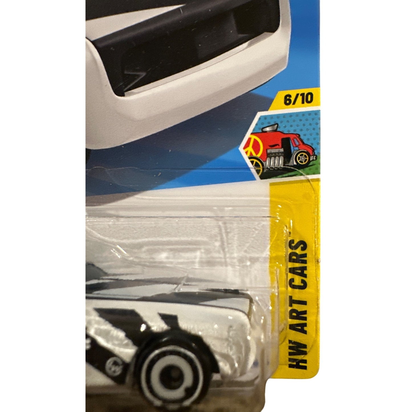 61/250 Hot Wheels Die-Cast Car Hi-Roller II 6/10 HW Art Cars Black White