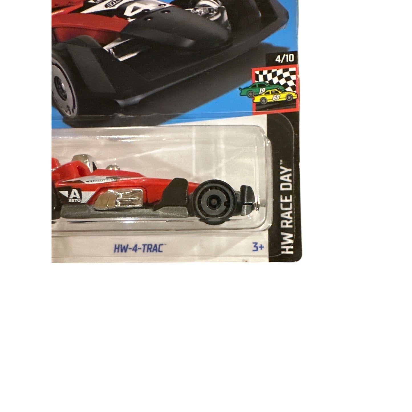 101/250 Hot Wheels Die-Cast Car HW-4-Trac 4/10 HW Race Day Red Black White
