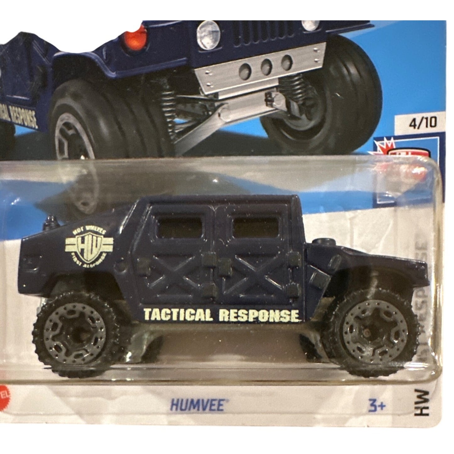 33/250 Hot Wheels Die-Cast Car Blue Tactical Response 4/10 HW First Response