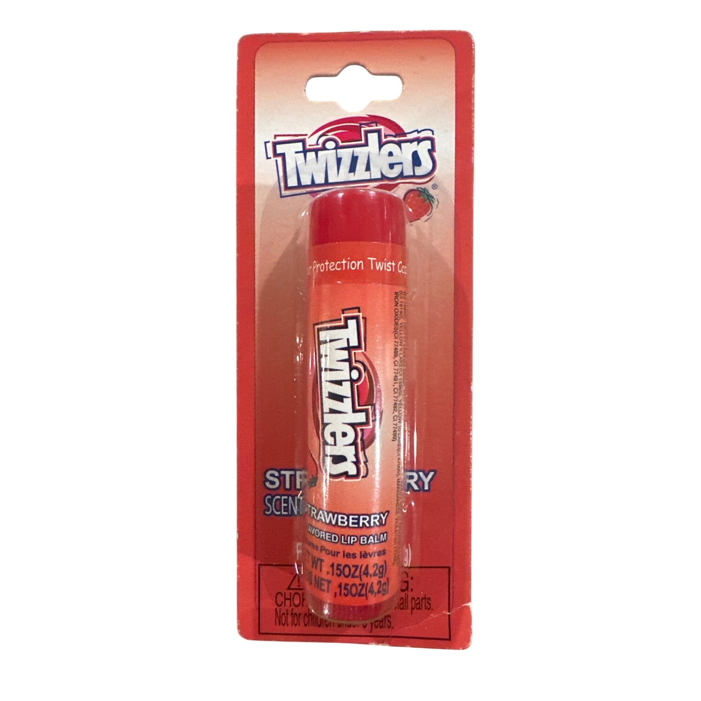Lotta Luv TWIZZLERS Candy STRAWBERRY Flavored Lip Balm Discontinued Rare 1c