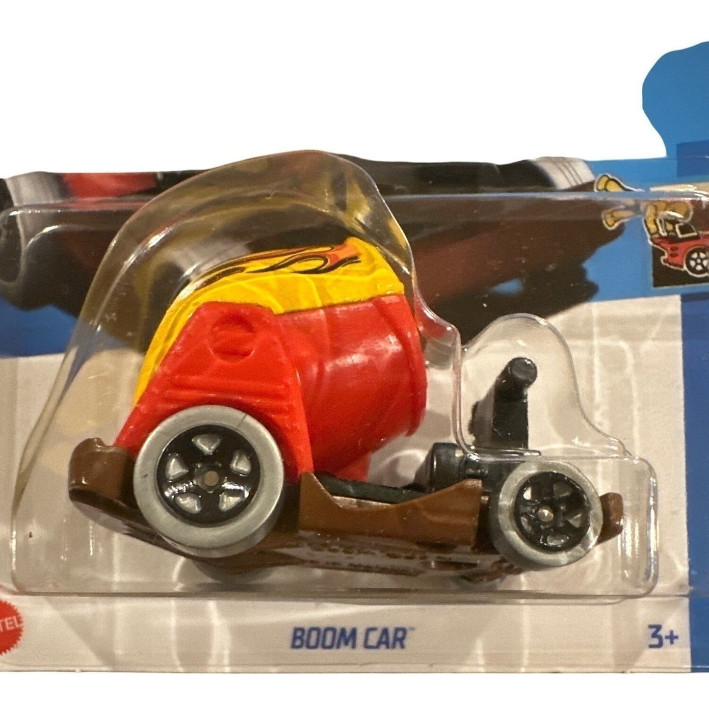 94/250 Hot Wheels Die-Cast Car Boom Car 2/5 HW Ride-Ons Red Yellow Brown Black