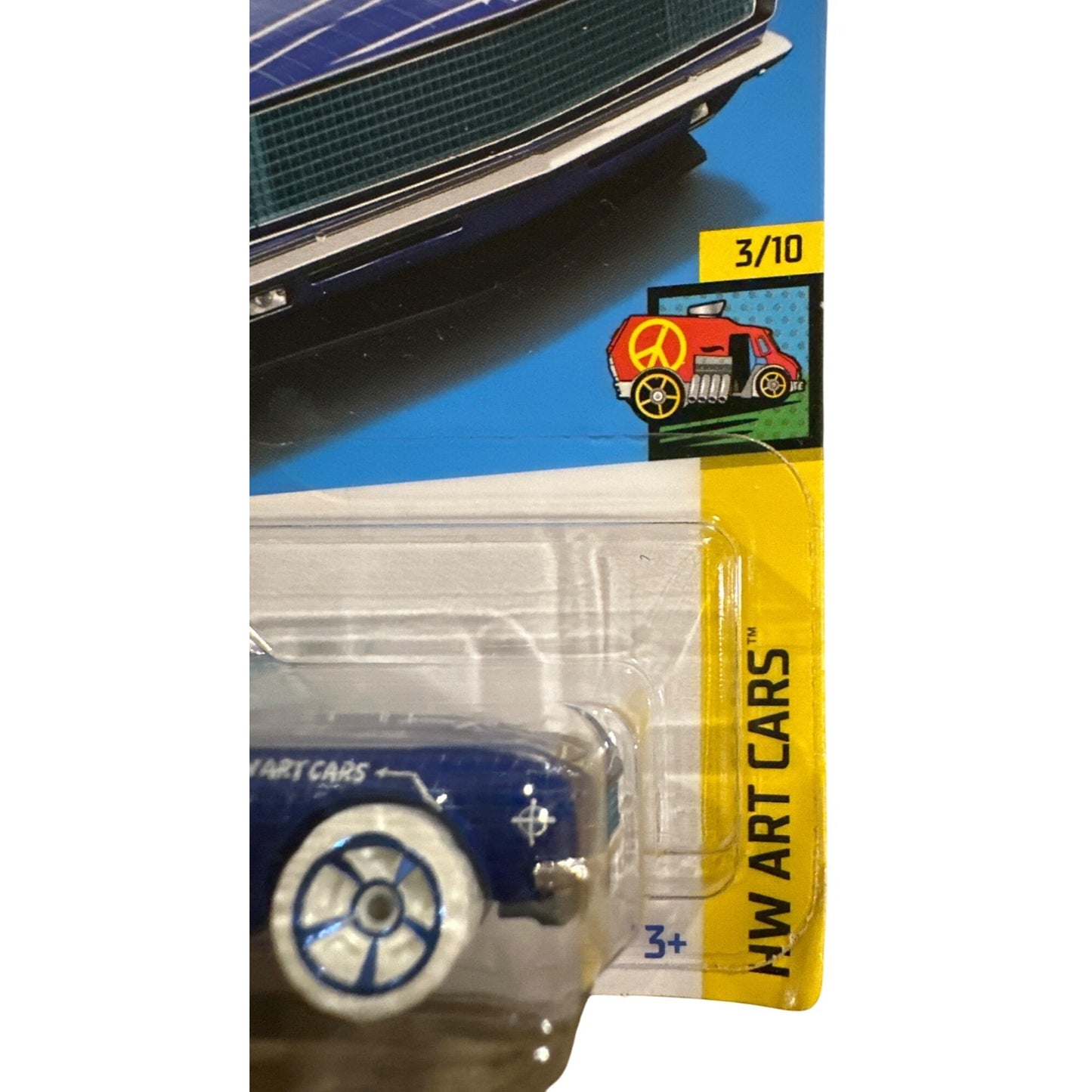 84/250 Hot Wheels Die-Cast Car Blue '67 Camaro 3/10 HW Art Cars