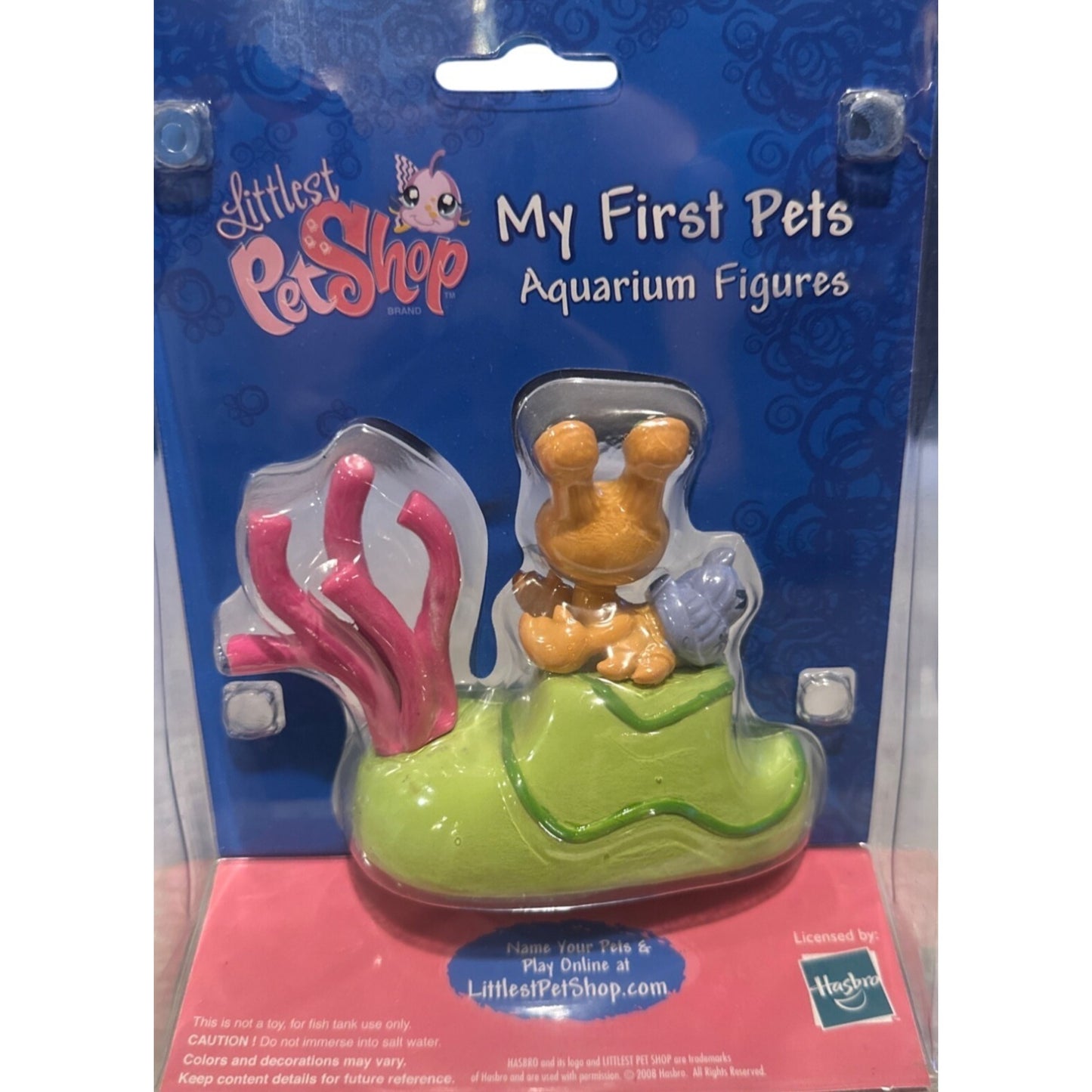 Littlest Pet Shop My First Pets Aquarium Figures Octopus Collectible Hasbro 2008