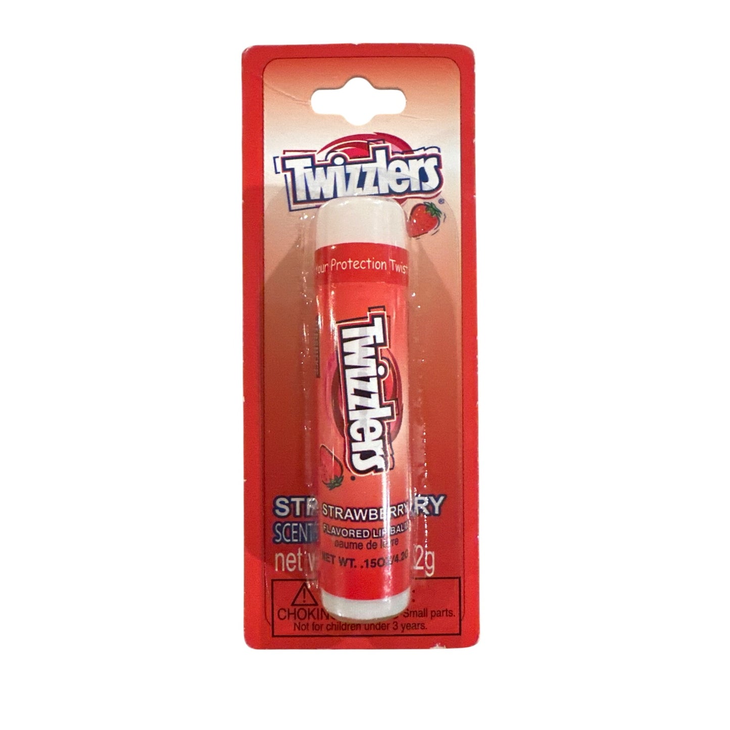 Lotta Luv TWIZZLERS Candy STRAWBERRY Flavored Lip Balm Discontinued Rare 1b