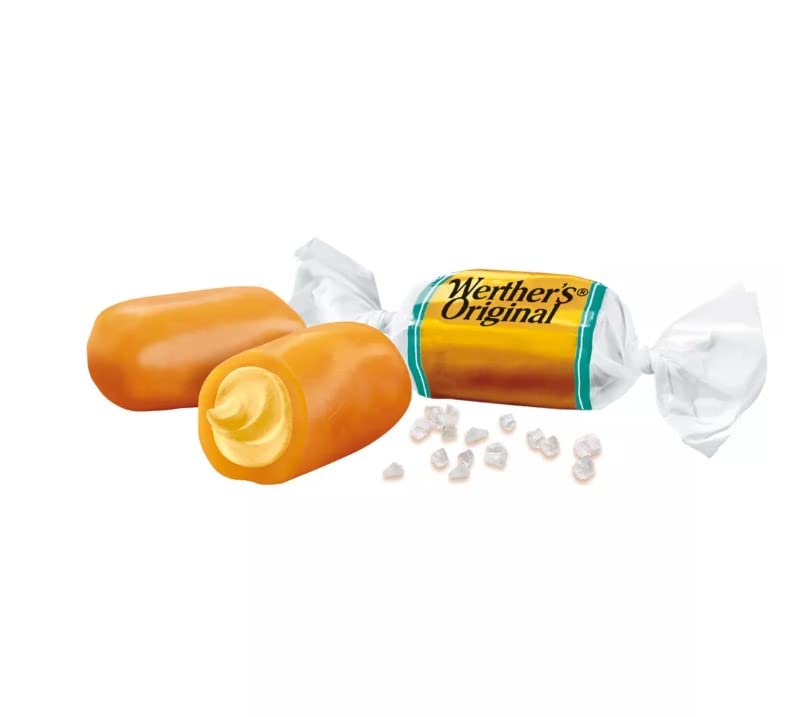 1 x 7.4 oz Werther's Original Salted Caramel Creme Soft Caramels, Holiday Caramels PACKAGING MAY VARY