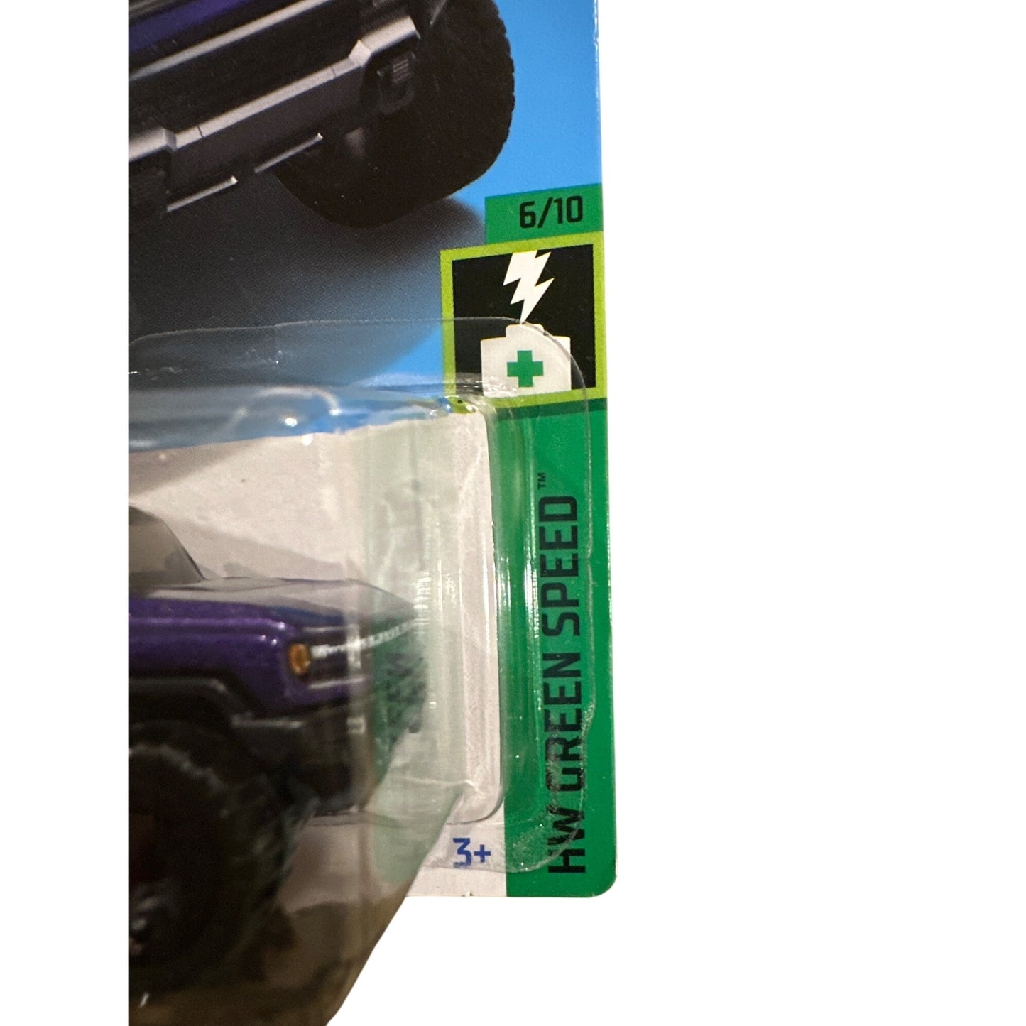 62/250 Hot Wheels Die-Cast Car GMC Hummer EV 6/10 HW Green Speed Purple Black