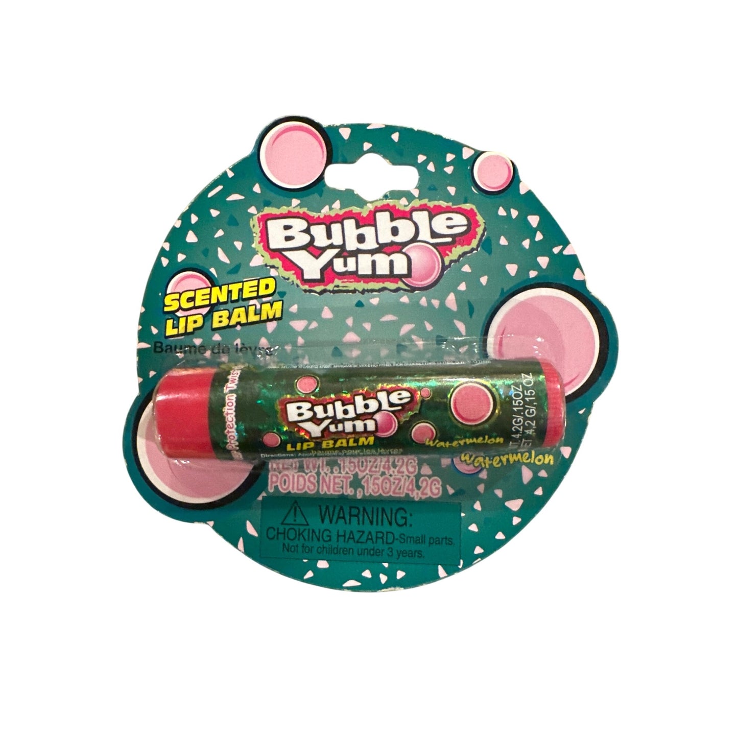 Lotta Luv BUBBLE YUM Candy WATERMELON Flavored Lip Balm Rare Discontinued