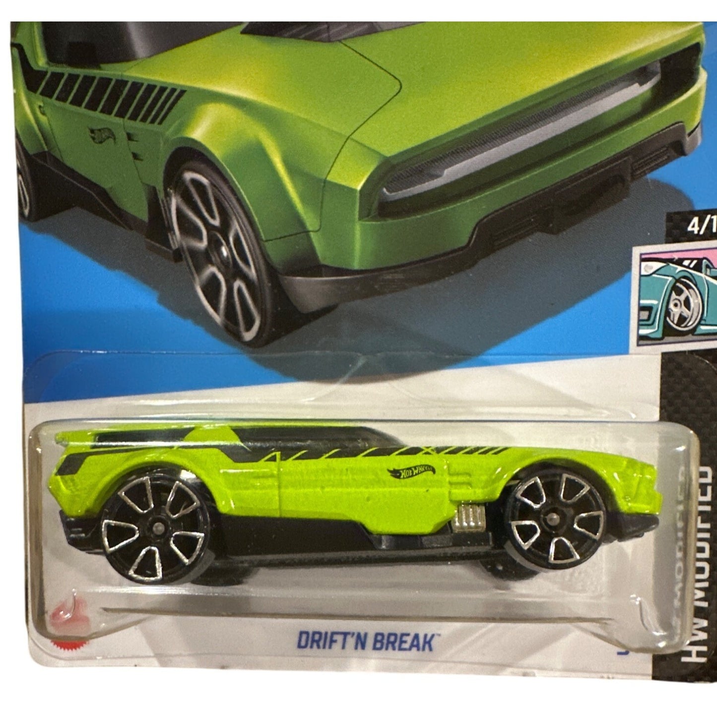 35/250 Hot Wheels Die-Cast Car Green Drift'N Break 4/10 HW Modified