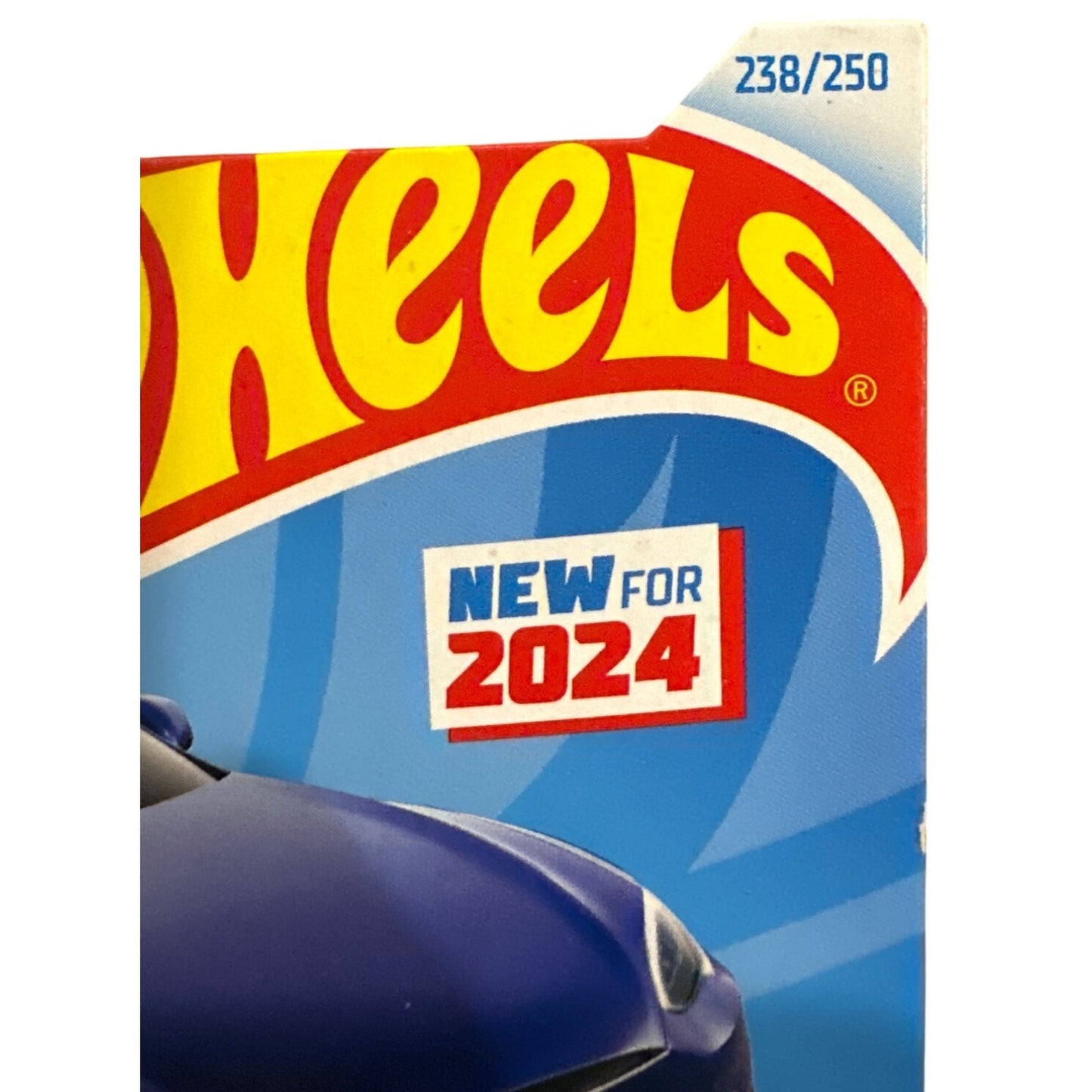 238/250 Hot Wheels Die-Cast Car Blue Tesla Model S Plaid 5/5 Quarter Mile Heroes