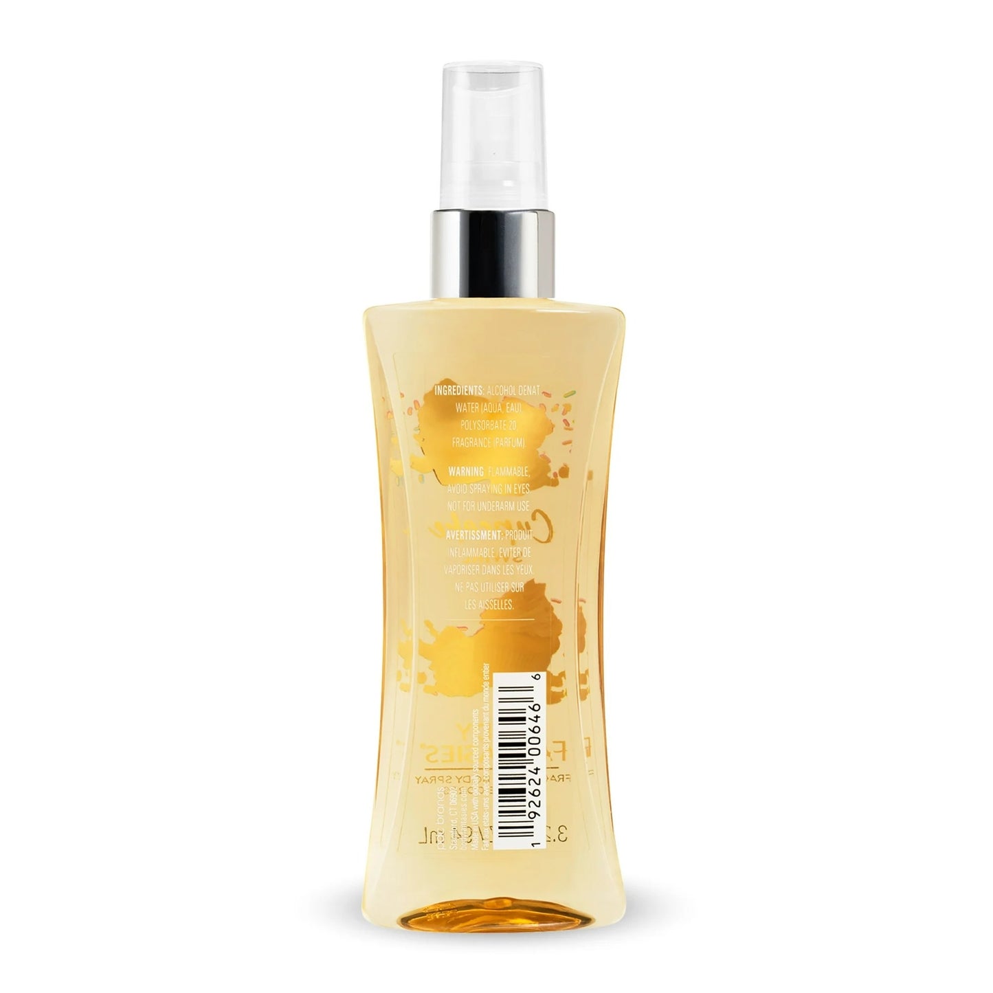 Body Fantasies Cupcake Swirl Fragrance Body Spray 3.2 Fl Oz Vegan Paraben-Free