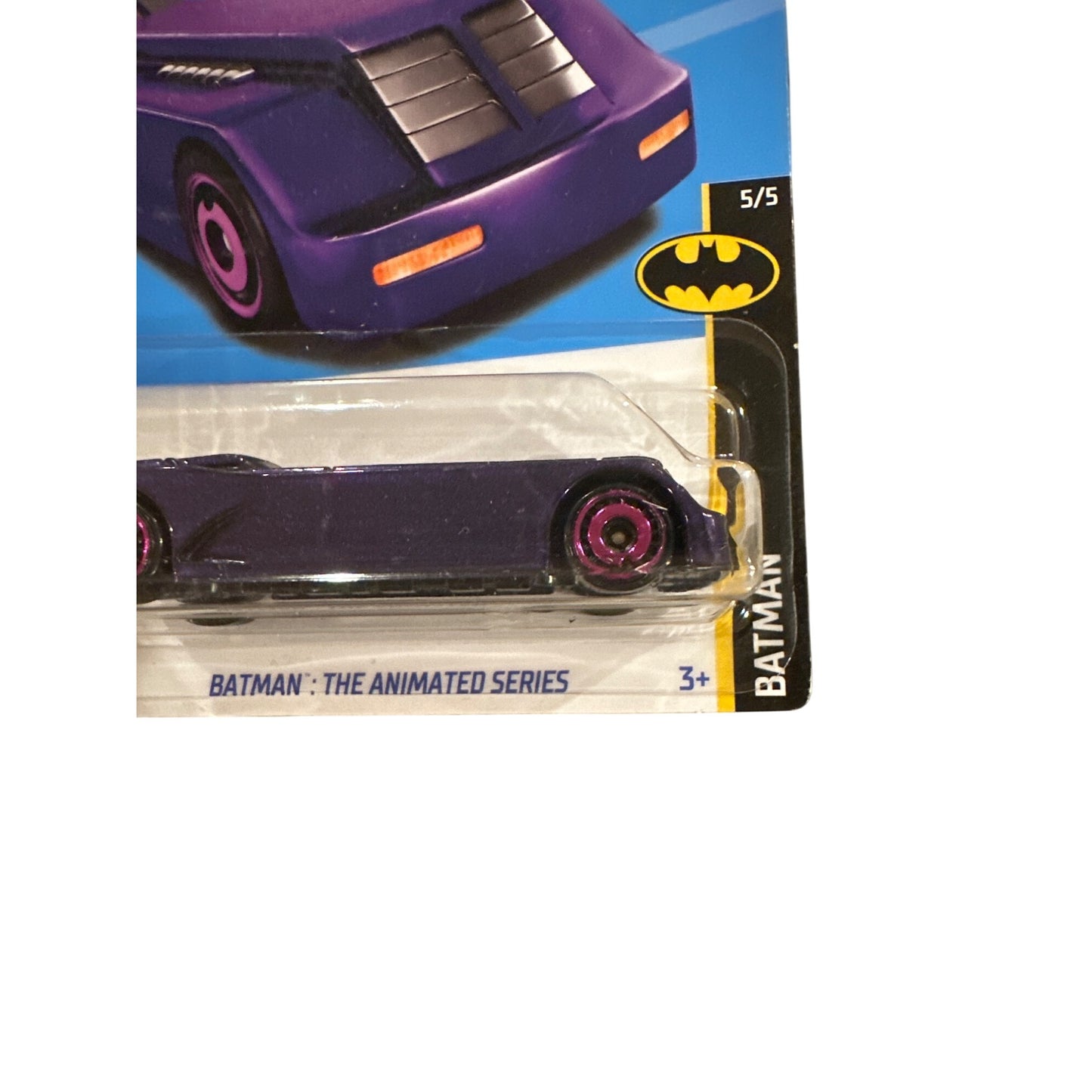 169/250 Hot Wheels Die-Cast Car Purple Batman : The Animated Series 5/5 Batman