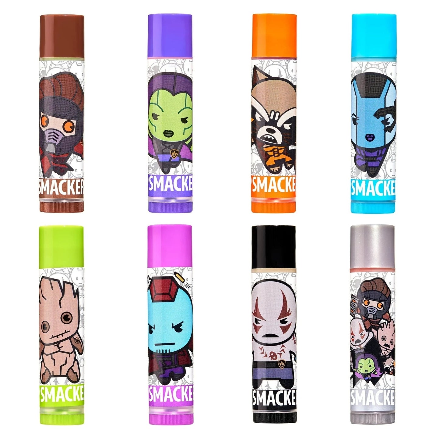 Lip Smacker Marvel Guardians Of The Galaxy 8-Piece Lip Balm Party Pack for Boys