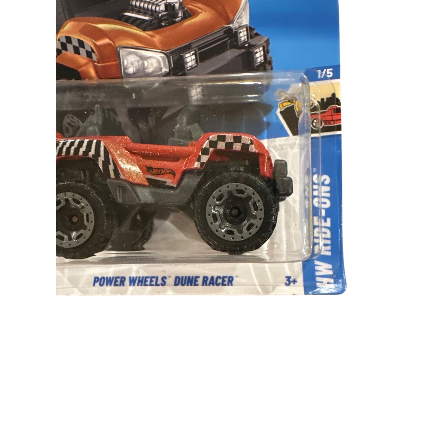 22/250 Hot Wheels Die-Cast Car Power Wheels Dune Racer 1/5 HW Ride-Ons Orange