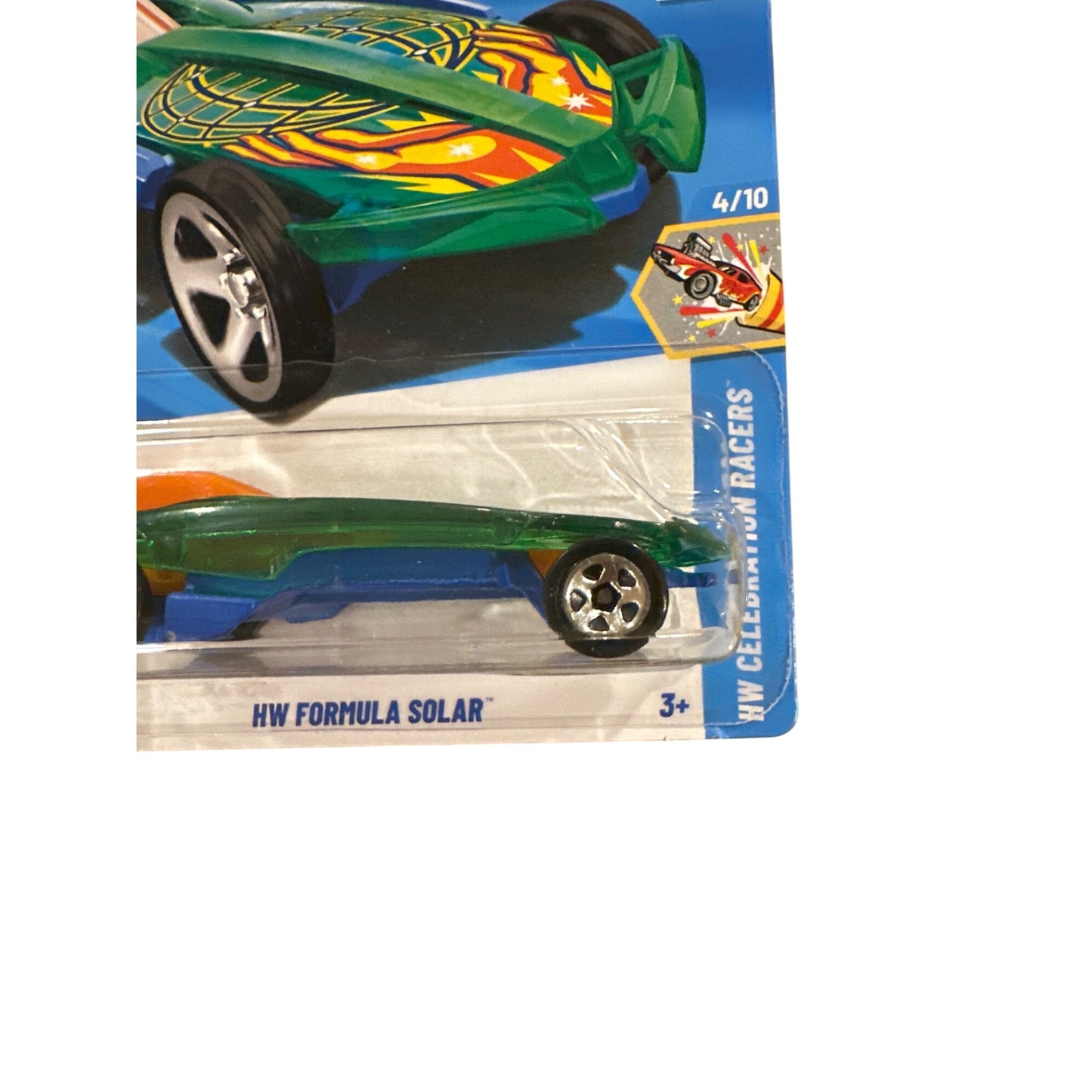 126/250 Hot Wheels Car HW Formula Solar 4/10 HW Celebration Racers Green Orange