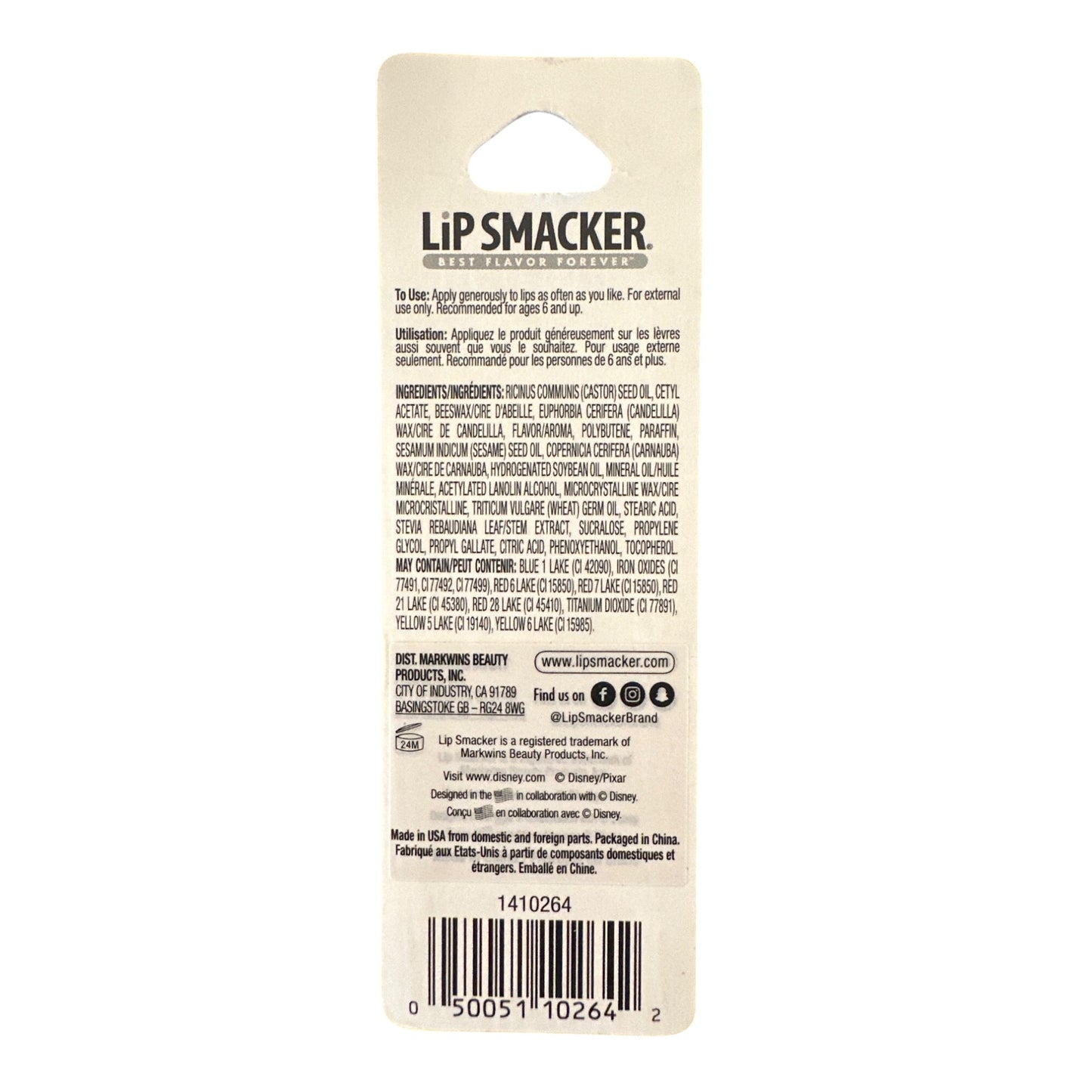 Lip Smacker TOY STORY To Peach & Beyond Flavored Collectible Lip Balm Yellow