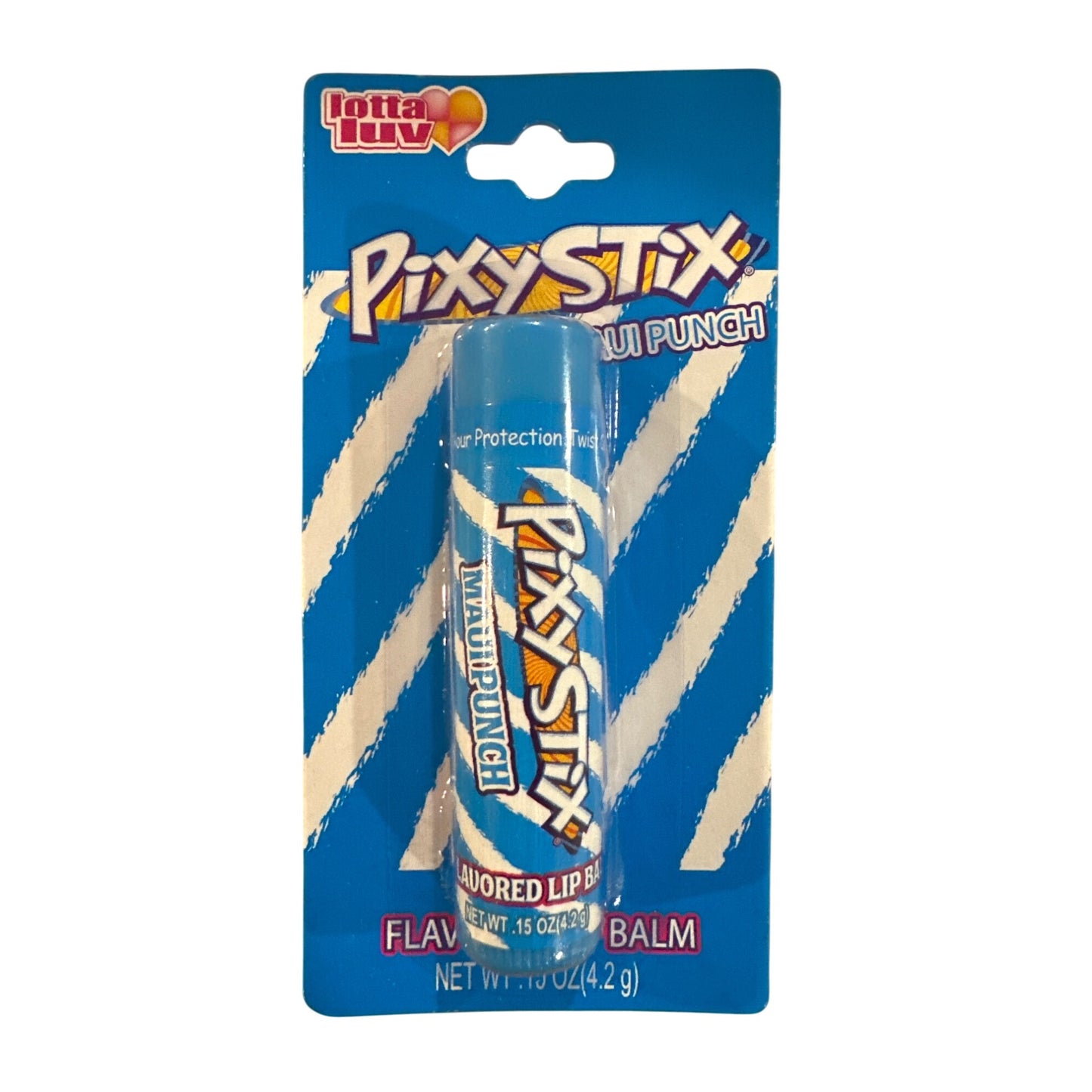 Lotta Luv PIXY STIX Candy MAUI PUNCH Flavored Lip Balm Discontinued Collectible