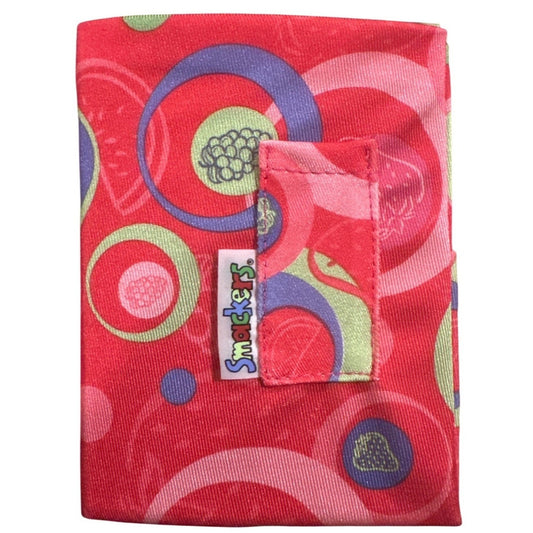Vintage Bonne Bell Lip Smacker Red Fruit Stretch Book Cover 8" x 7"+ & Pocket
