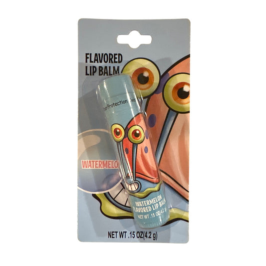 Lotta Luv SPONGEBOB GARY Cartoon WATERMELON Flavored Lip Balm Rare Discontinued