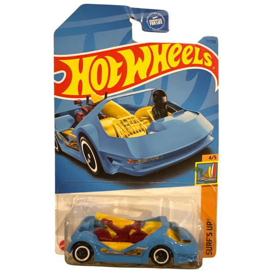 71/250 Hot Wheels Die-Cast Car Blue Deora III 4/5 Surf's Up