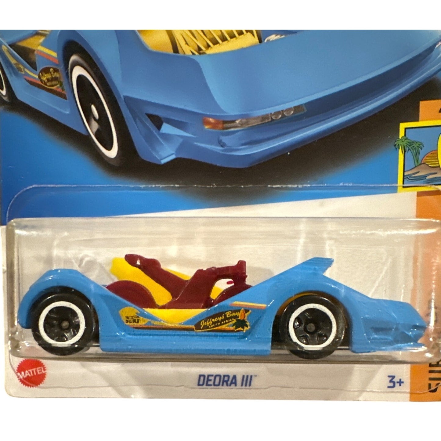 71/250 Hot Wheels Die-Cast Car Blue Deora III 4/5 Surf's Up