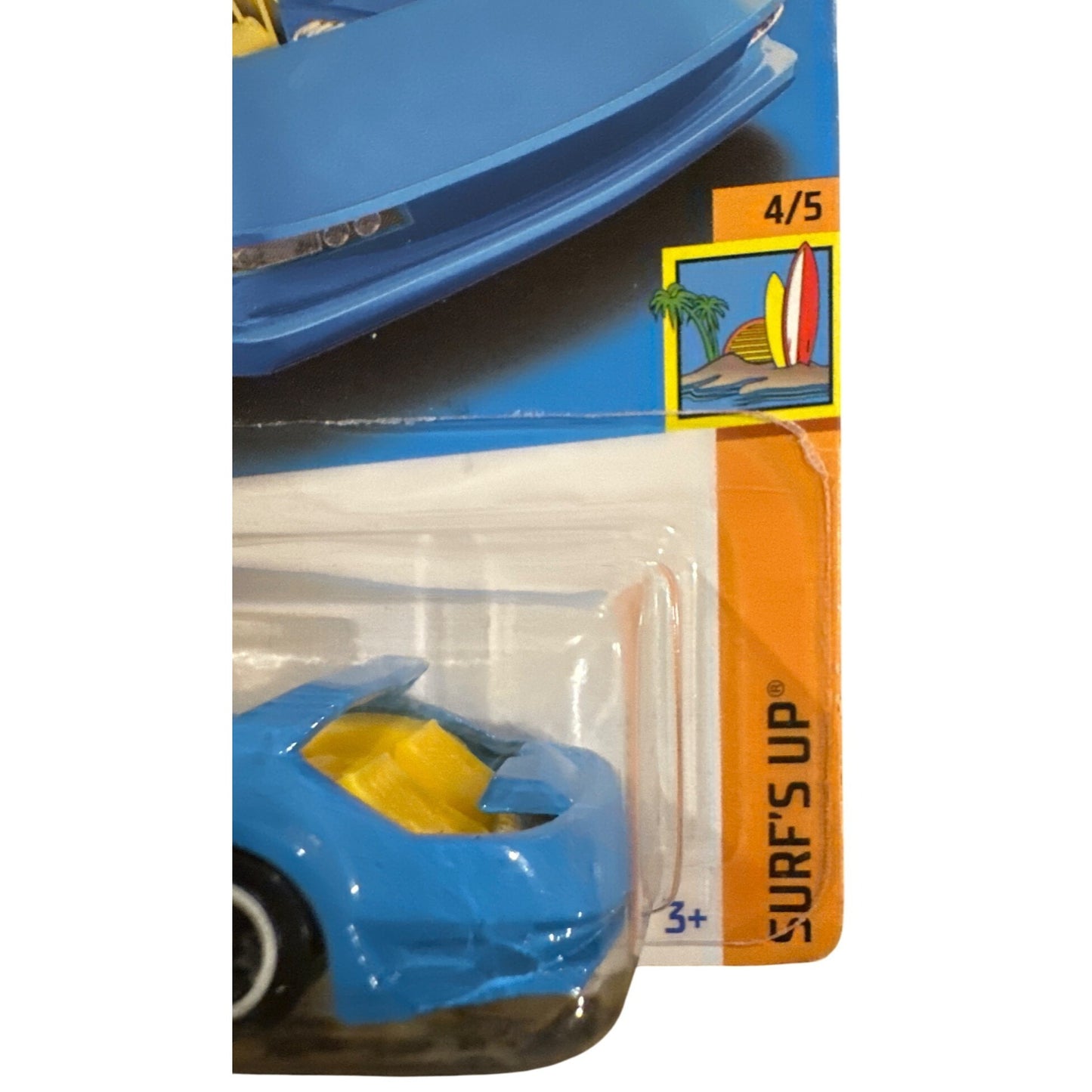 71/250 Hot Wheels Die-Cast Car Blue Deora III 4/5 Surf's Up