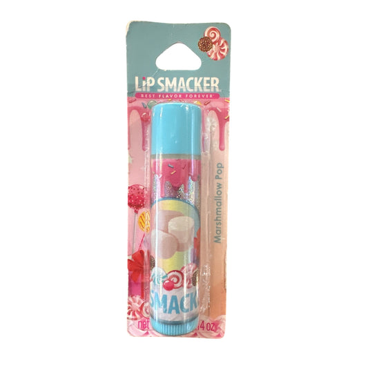 Lip Smacker MARSHMALLOW POP Flavored Collectible Lip Balm Blue Pink White Red