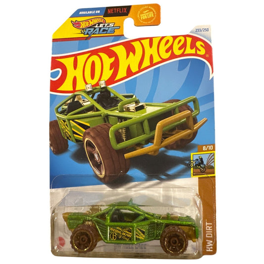 233/250 Hot Wheels Die-Cast Car Green HW Roll Cage 8/10 HW Dirt