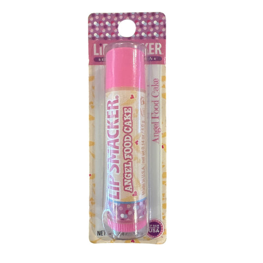 Lip Smacker ANGEL FOOD CAKE Flavored Collectible Lip Balm Pink Yellow White Blue