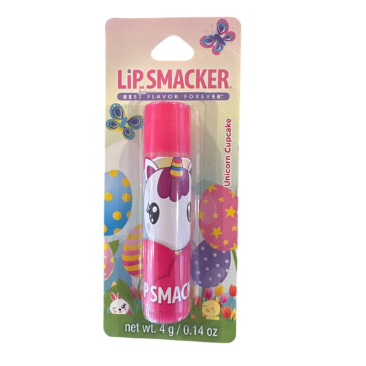 Lip Smacker UNICORN CUPCAKE Flavored Collectible Lip Balm Hot Pink White Purple