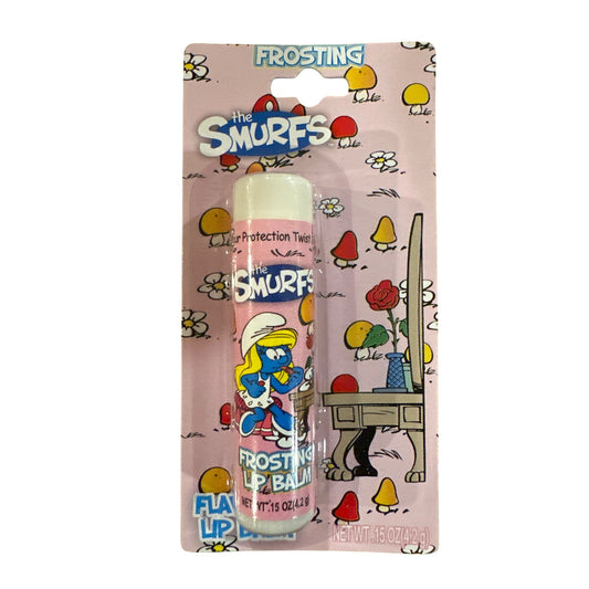 Lotta Luv THE SMURFS SMURFETTE Cartoon FROSTING Flavored Lip Balm Discontinued