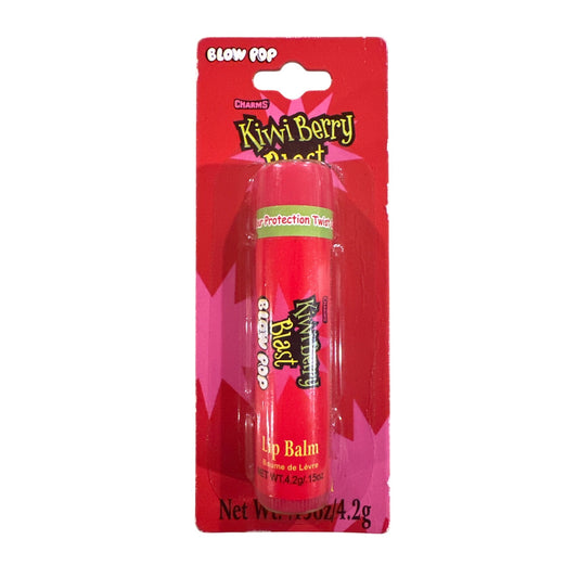 Lotta Luv CHARMS BLOW POP Candy KIWI BERRY BLAST Flavored Lip Balm Discontinued
