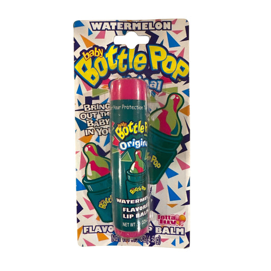 Lotta Luv BABY BOTTLE POP Candy WATERMELON Flavored Lip Balm Rare Discontinued