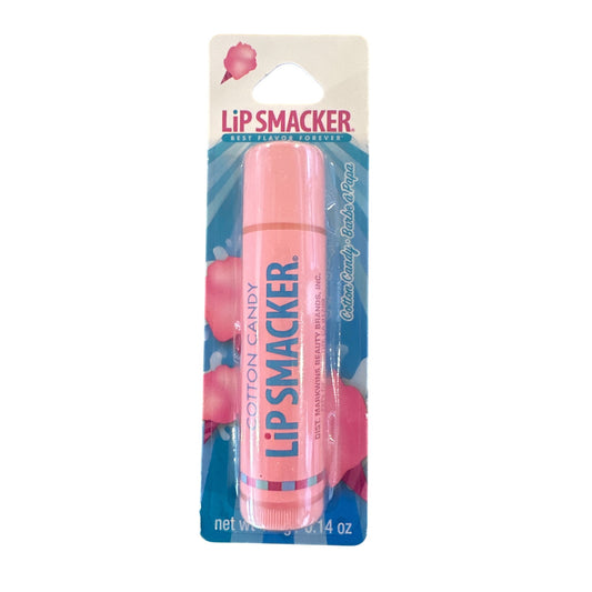 Lip Smacker COTTON CANDY Flavored Collectible Lip Balm Peach Pink Discontinued