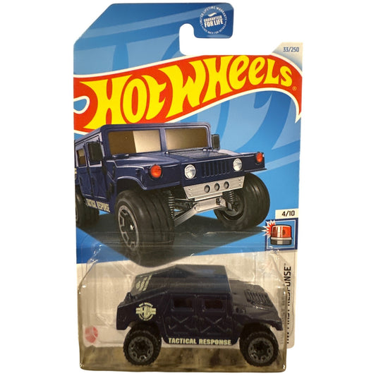 33/250 Hot Wheels Die-Cast Car Blue  Tactical Response 4/10 HW First Response