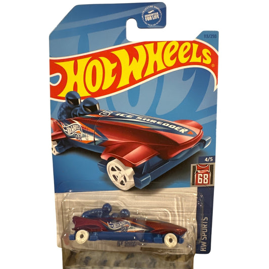 113/250 Hot Wheels Die-Cast Car Ice Shredder 4/5 HW Sports Red Blue White