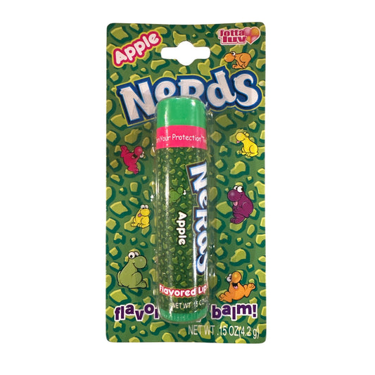 Lotta Luv NERDS Candy APPLE Flavored Lip Balm Rare Discontinued Collectible
