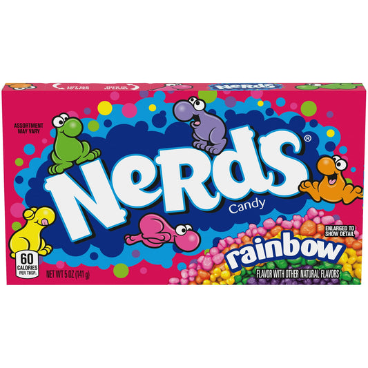 1 x 5 oz Theatre Box Nerds Rainbow Theater Box Candy Exp. 1/26